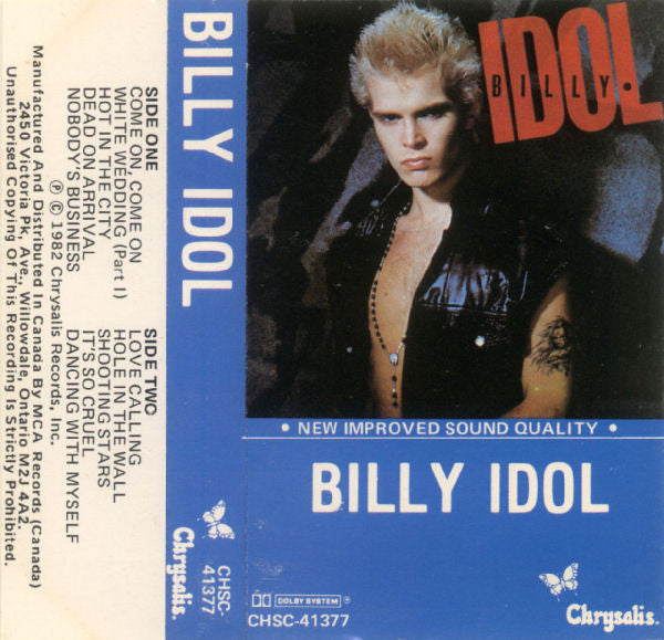 Billy Idol : Billy Idol (Cass, Album, Dol)