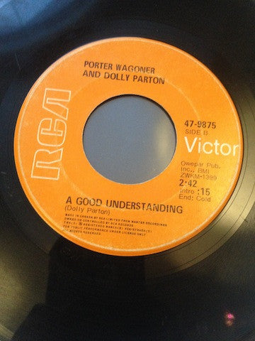 Porter Wagoner And Dolly Parton : Daddy Was An Old Time Preacher Man / A Good Understanding (7", Single)