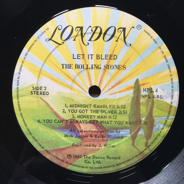 Rolling Stones* : Let It Bleed (LP, Album, RE)