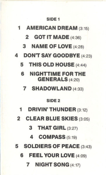 Crosby, Stills, Nash & Young : American Dream (Cass, Album, Club, Dol)