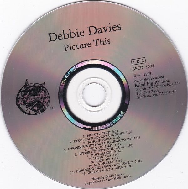 Debbie Davies : Picture This (CD, Album)