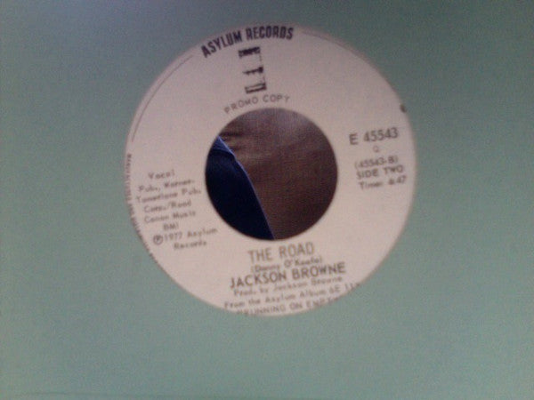 Jackson Browne : You Love The Thunder/The Road (7", Single, Promo)