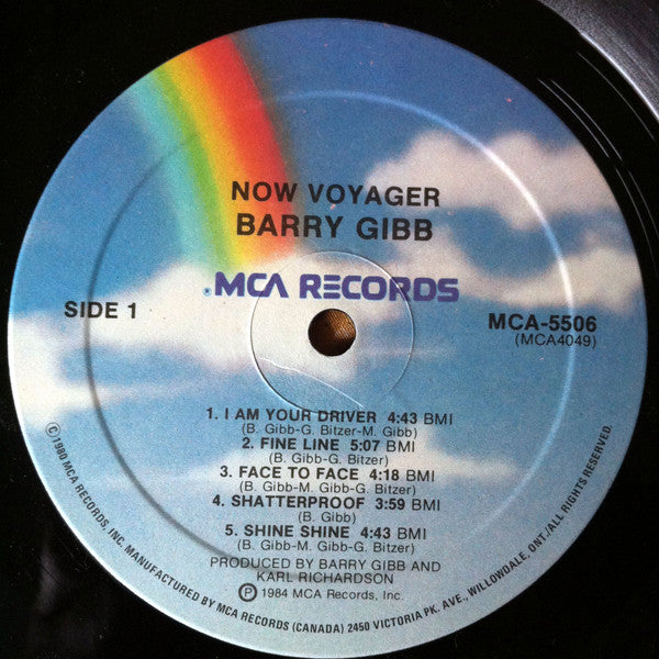 Barry Gibb : Now Voyager (LP, Album)