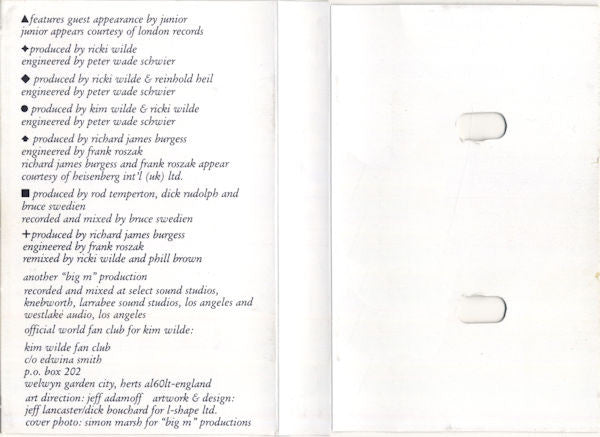 Kim Wilde : Another Step (Cass, Album)