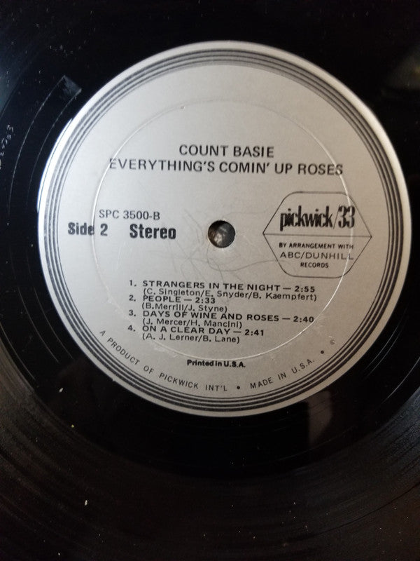 Count Basie : Everything's Coming Up Roses (LP, Album)