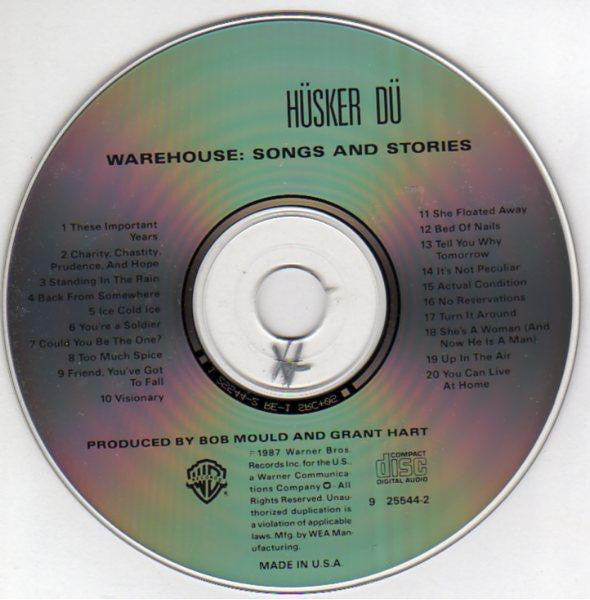 Hüsker Dü : Warehouse: Songs And Stories (CD, Album)