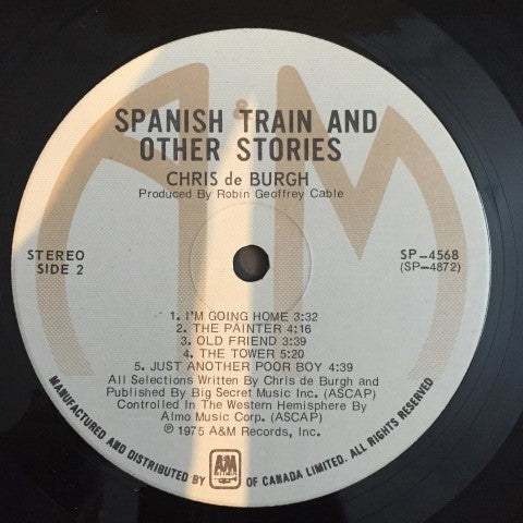 Chris de Burgh : Spanish Train And Other Stories (LP, Album, RE)