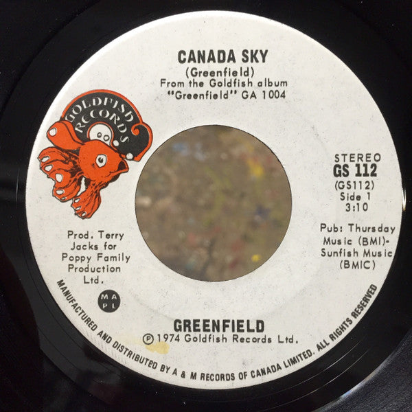 Greenfield* : Canada Sky (7", Single, Promo)