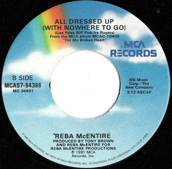 Reba McEntire : The Night The Lights Went Out In Georgia (7", Single)