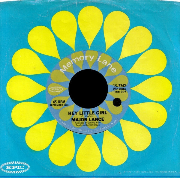 Major Lance : The Matador / Hey Little Girl (7", RE)