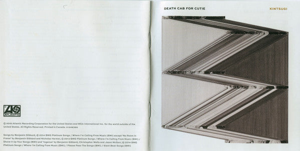 Death Cab For Cutie : Kintsugi (CD, Album)
