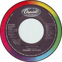 Roger Taylor : Man On Fire (7", Single)