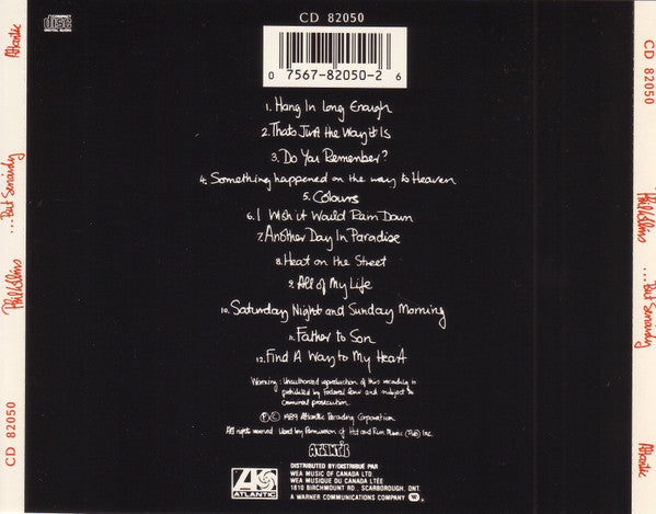 Phil Collins : ...But Seriously (CD, Album, RE)