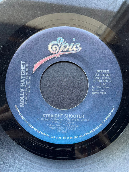 Molly Hatchet : Satisfied Man (7", Single)