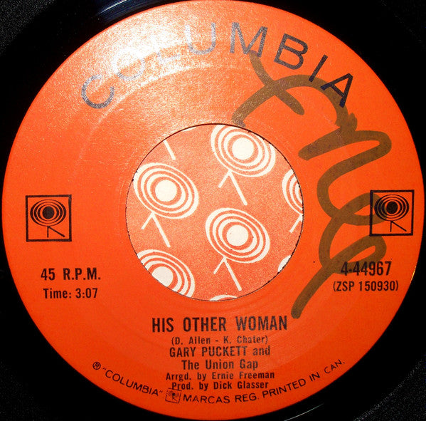 Gary Puckett And The Union Gap* : This Girl Is A Woman Now (7")