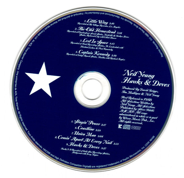 Neil Young : Hawks & Doves (HDCD, Album, RE, RM)