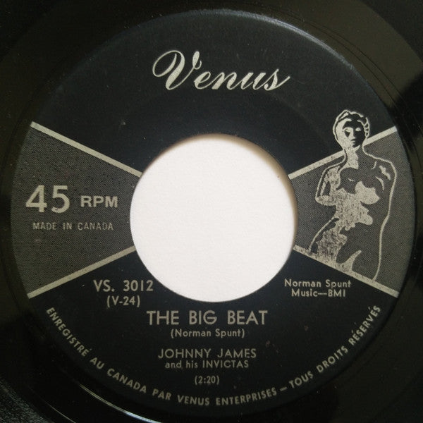 Johnny James And His Invictas : Mr. Twister/The Big Beat (7")