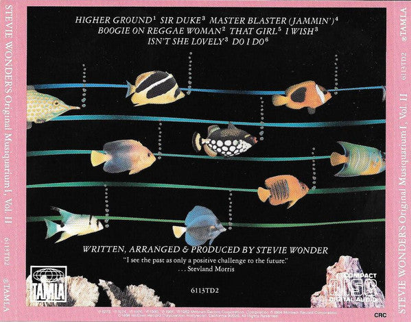 Stevie Wonder : Stevie Wonder's Original Musiquarium I (2xCD, Comp, Club)