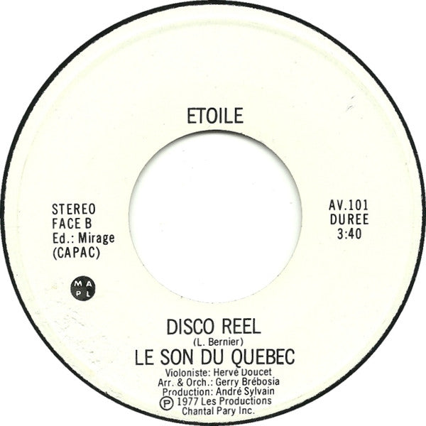 Le Son Du Quebec : Disco Reel (7")