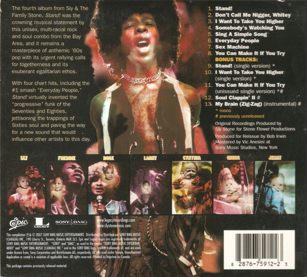 Sly & The Family Stone : Stand! (CD, Album, RE, RM, Dig)