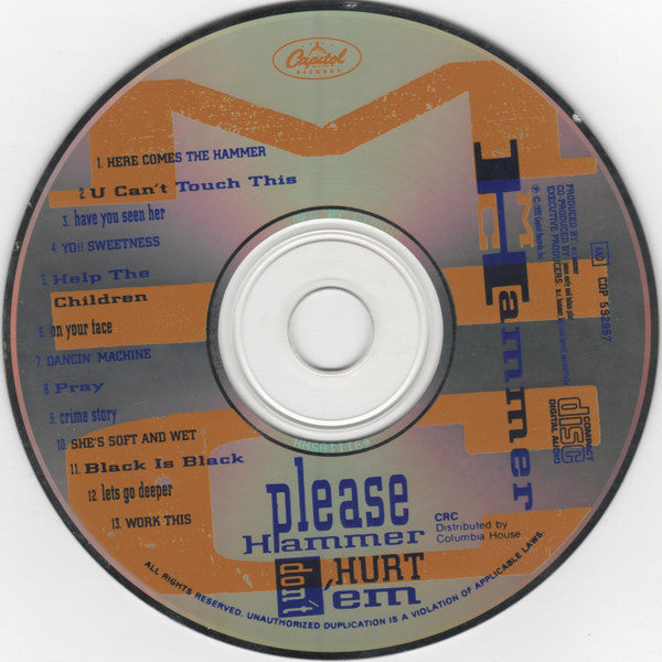MC Hammer : Please Hammer Don't Hurt 'Em (CD, Album, Club)