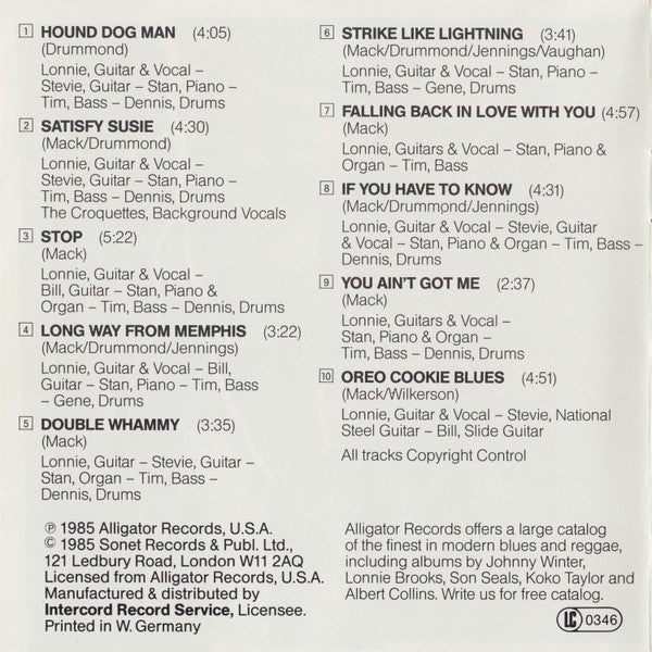 Lonnie Mack : Strike Like Lightning (CD, Album)