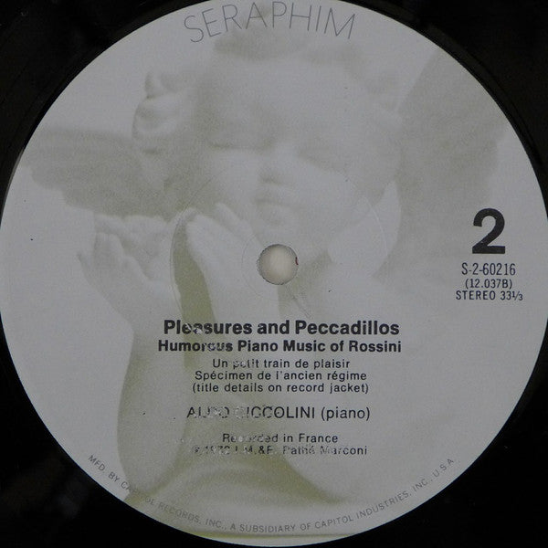 Aldo Ciccolini : Pleasures And Peccadillos - Humorous Piano Music Of Rossini (LP, Album)