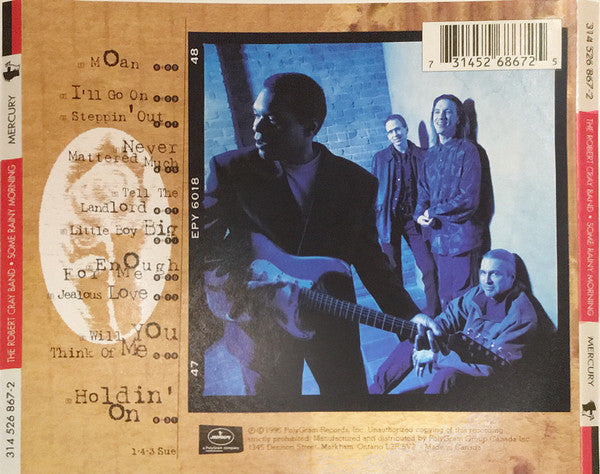 Robert Cray : Some Rainy Morning (CD, Album, RP)