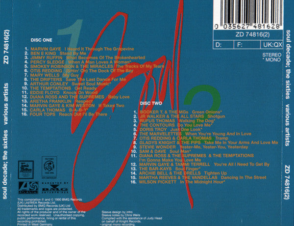Various : Soul Decade (The Sixties) (2xCD, Comp)