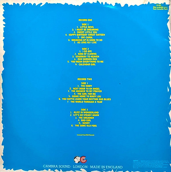 Neil Sedaka : The Fabulous Neil Sedaka (2xLP, Comp)