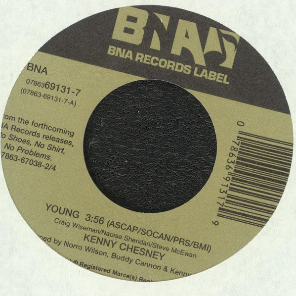 Kenny Chesney : Young (7")
