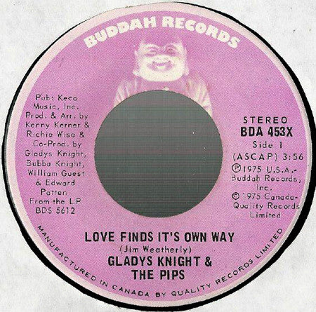 Gladys Knight And The Pips : Love Finds It's Own Way (7")