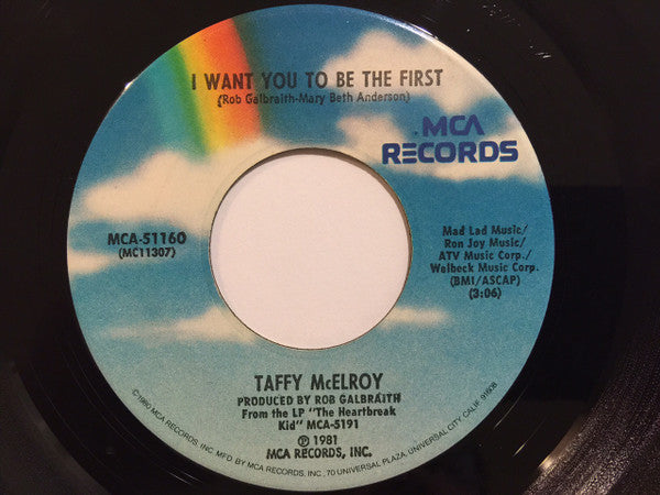 Taffy McElroy : Then You Can Tell Me Goodbye / I Want You To Be The First (7", Single)