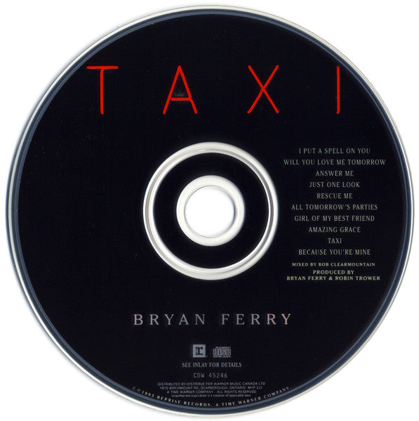 Bryan Ferry : Taxi (CD, Album)