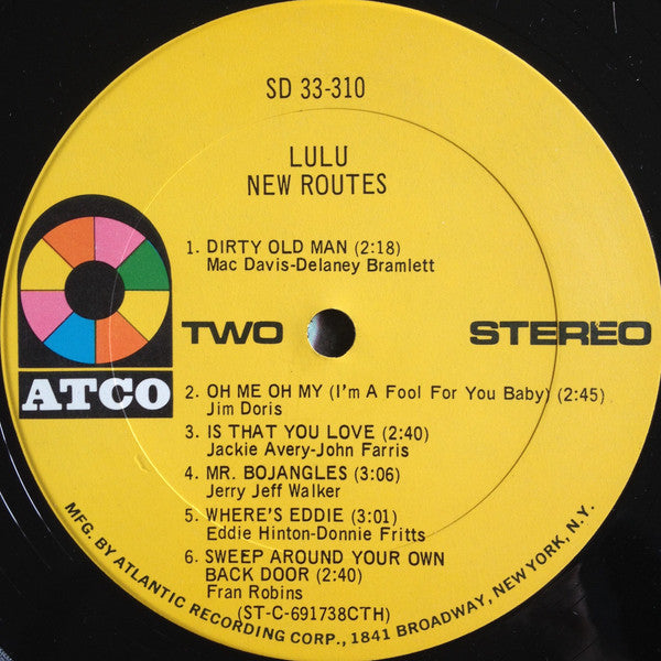 Lulu : New Routes (LP, Album)