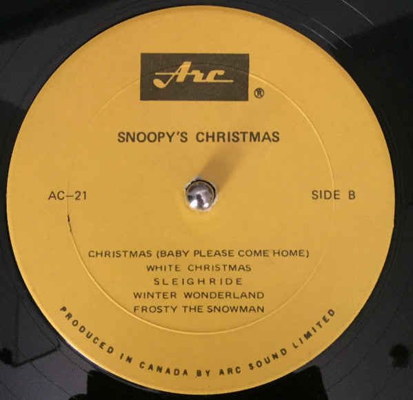 The Quiet Jungle : The Story Of Snoopy’s Christmas And Other Favourite Children’s Songs (LP)