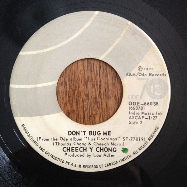 Cheech & Chong : Basketball Jones / Don't Bug Me (7", Single)