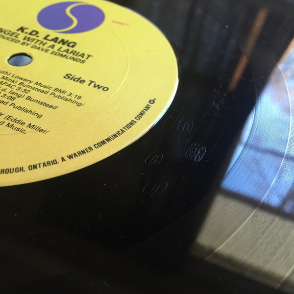 K.D. Lang And The Reclines : Angel With A Lariat (LP, Album)