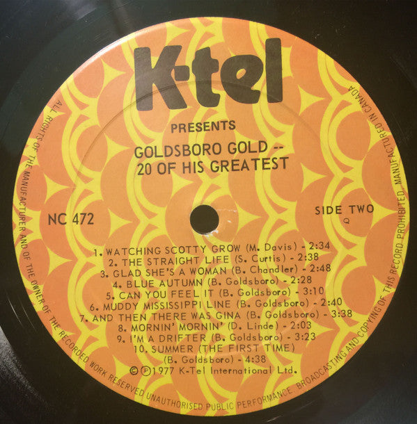 Bobby Goldsboro : Goldsboro Gold (LP, Comp)