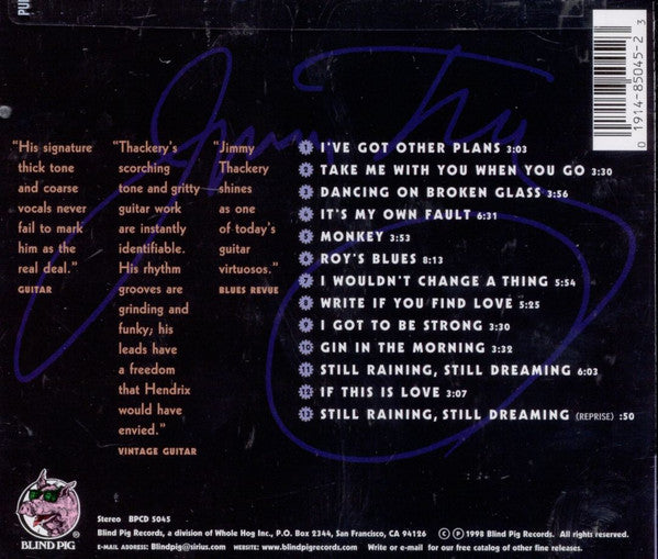 Jimmy Thackery And The Drivers* : Switching Gears (CD, Album)