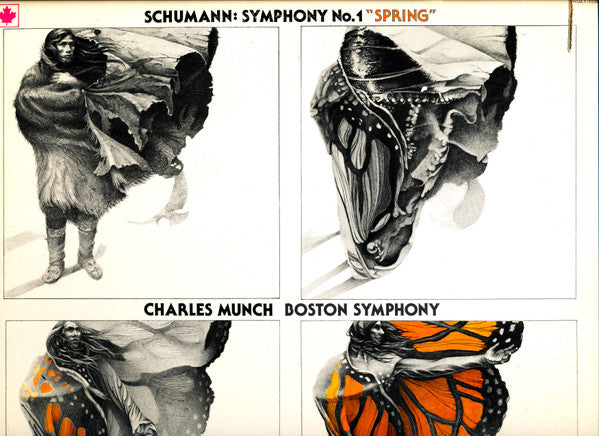 Charles Munch, Boston Symphony Orchestra / Robert Schumann : Symphony No. 1 'Spring'; Manfred Overture (LP, Album, RE, RM)