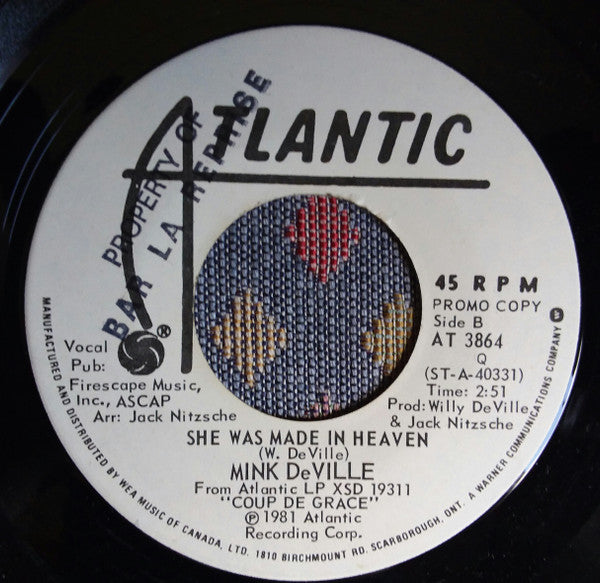 Mink De Ville* : You Better Move On (7", Single, Promo)