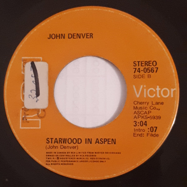 John Denver : Friends With You (7", Single)