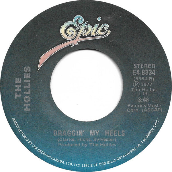 The Hollies : Harlequin / Draggin' My Heels (7", Single)