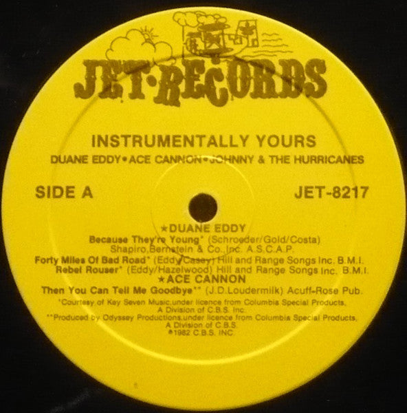 Duane Eddy, Ace Cannon, Johnny And The Hurricanes : Instrumentally Yours (LP, Comp)