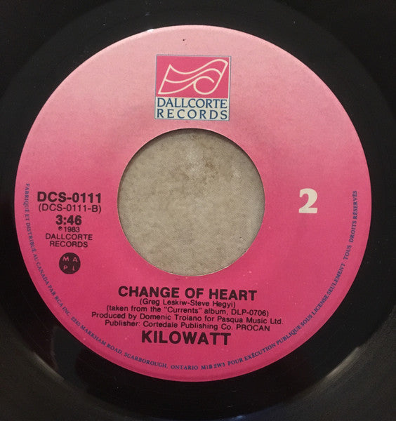 Kilowatt (3) : I'm Not A Kid Anymore (7", Single)