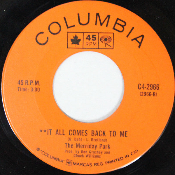 The Merriday Park : Take Me Back Home (7", Single)