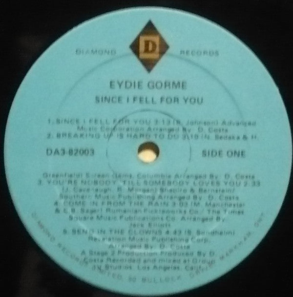 Eydie Gormé : Since I Fell For You (LP)