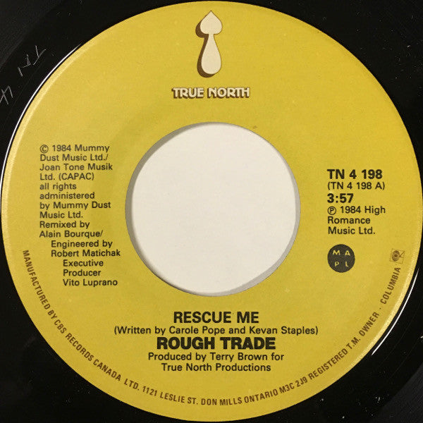 Rough Trade : Rescue Me (7", Single)