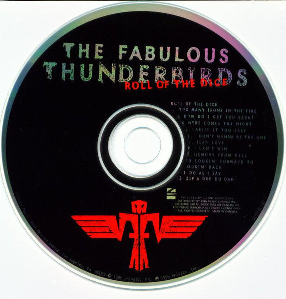 The Fabulous Thunderbirds : Roll Of The Dice (CD, Album)